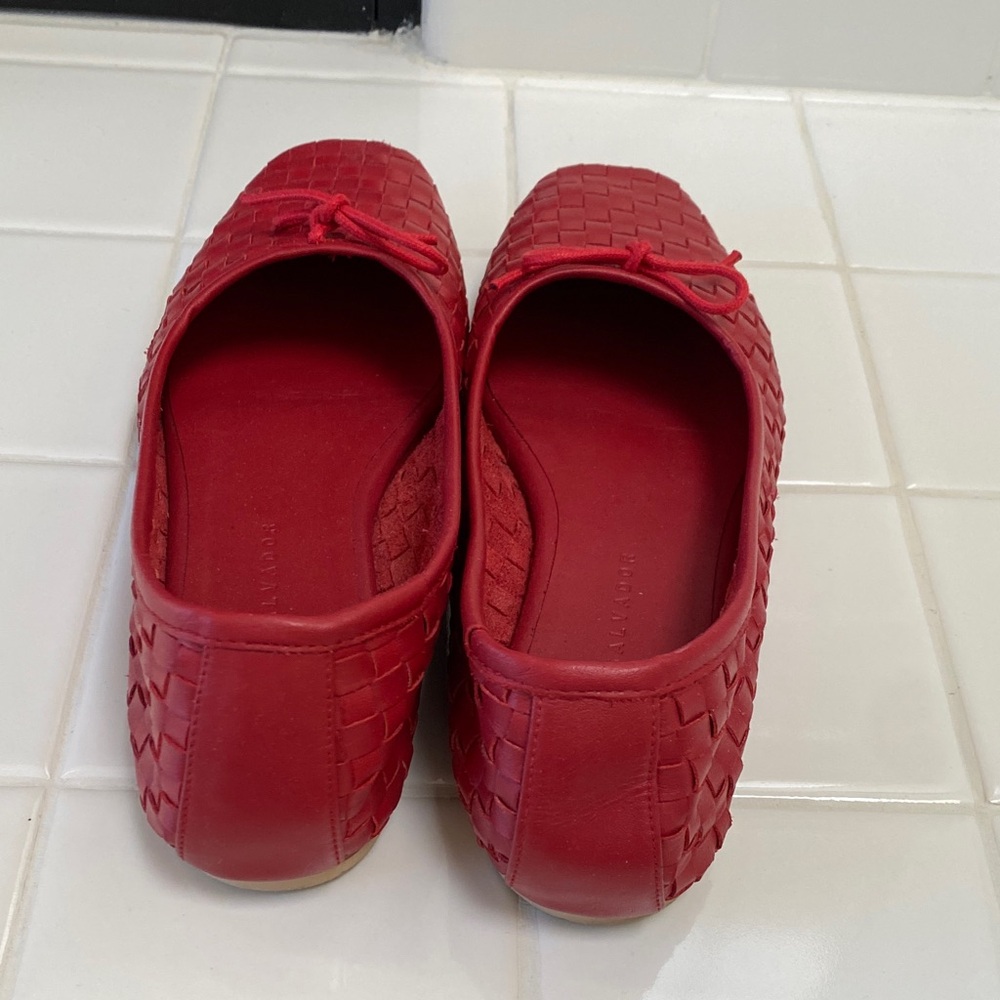 Freda Salvador Red Jada Flats - Picture 3 of 6